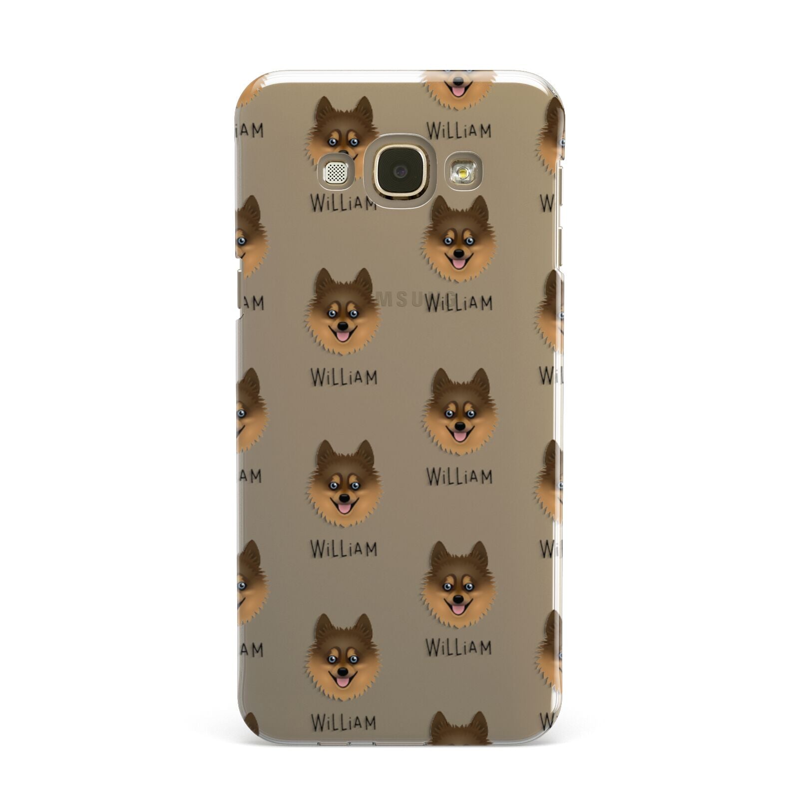 Pomsky Icon with Name Samsung Galaxy A8 Case
