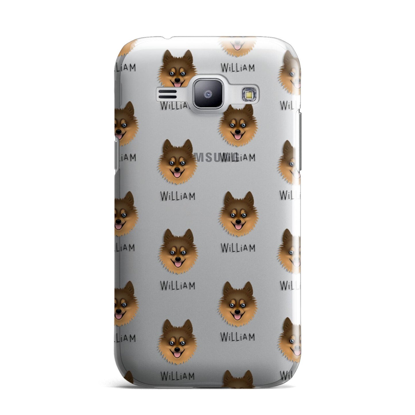 Pomsky Icon with Name Samsung Galaxy J1 2015 Case