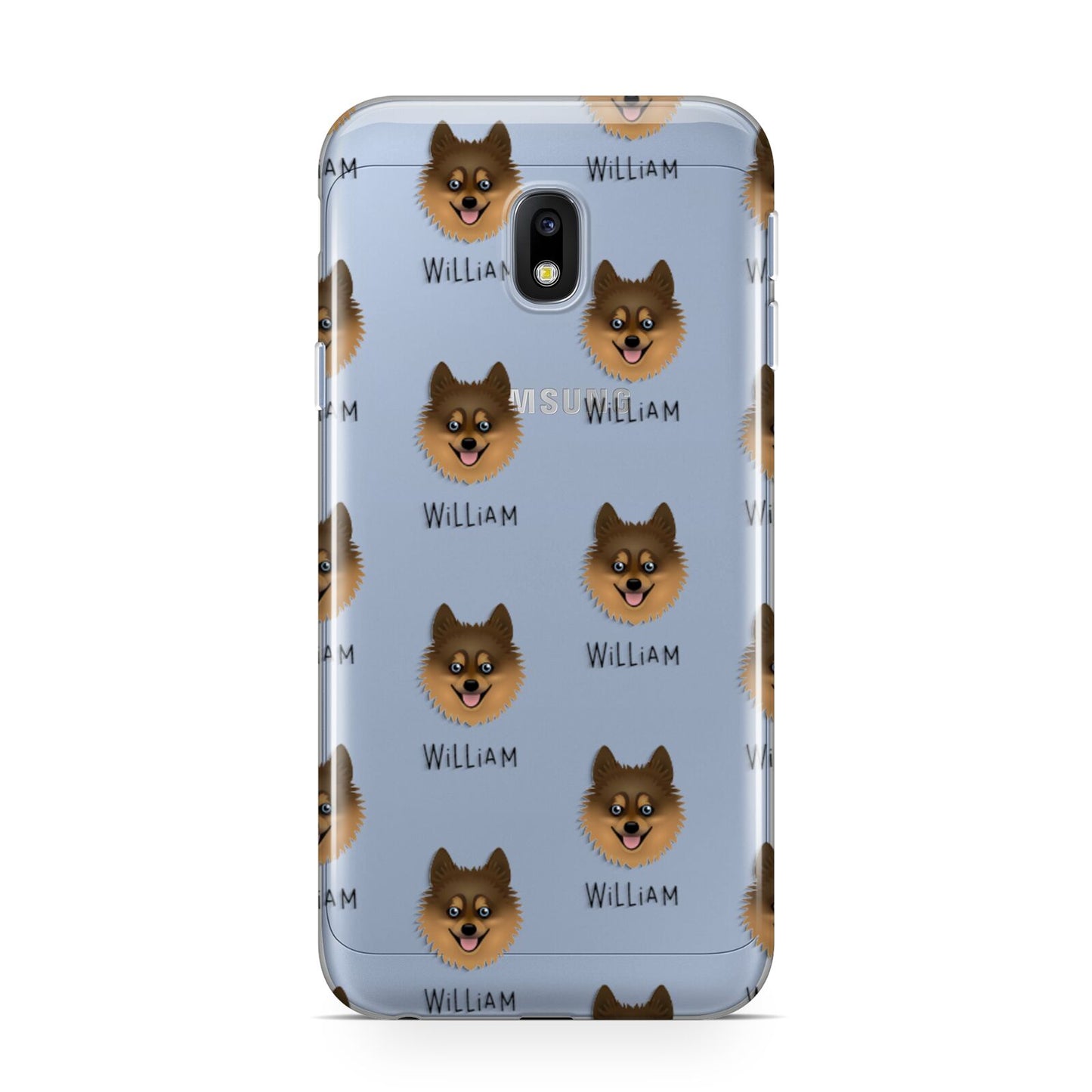 Pomsky Icon with Name Samsung Galaxy J3 2017 Case