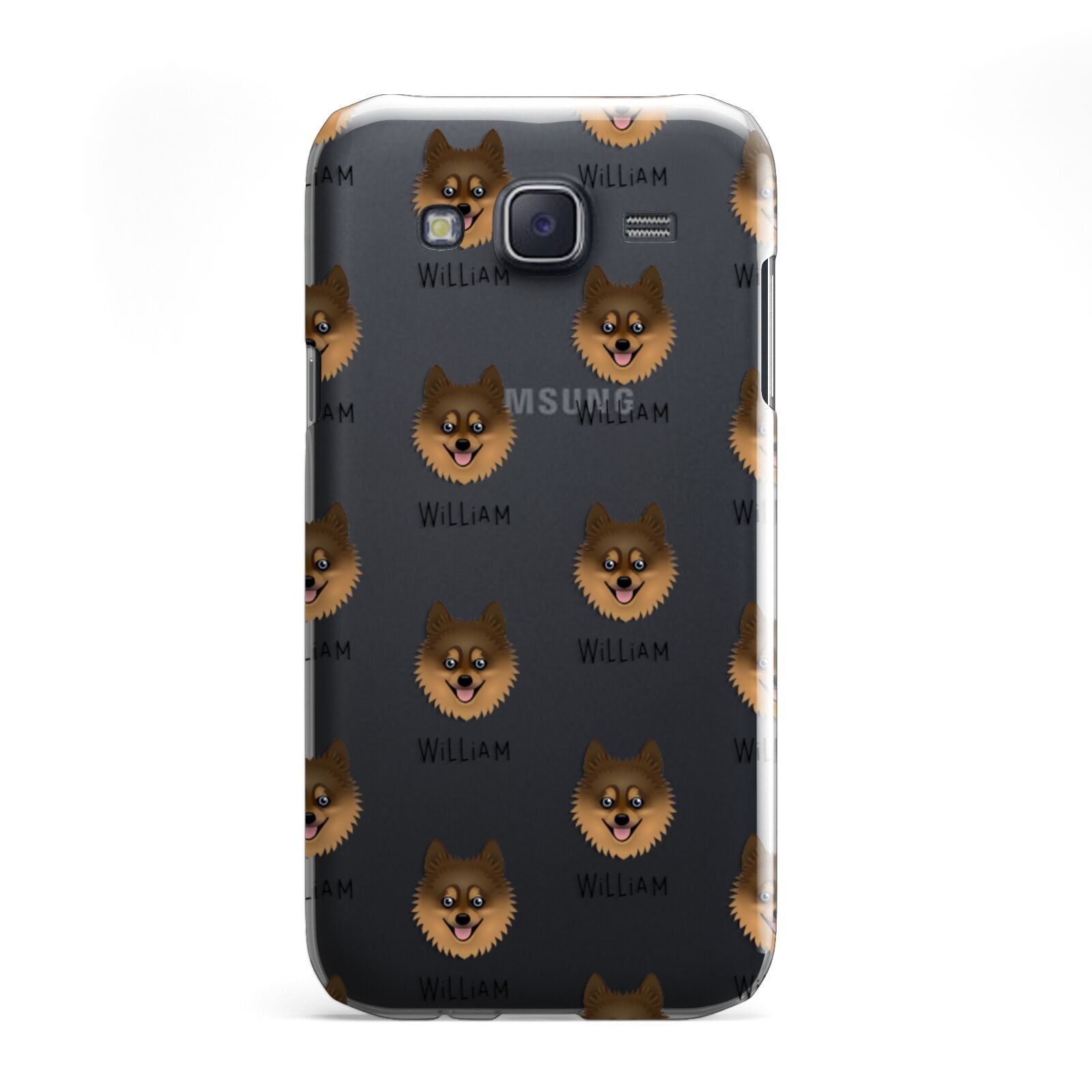 Pomsky Icon with Name Samsung Galaxy J5 Case