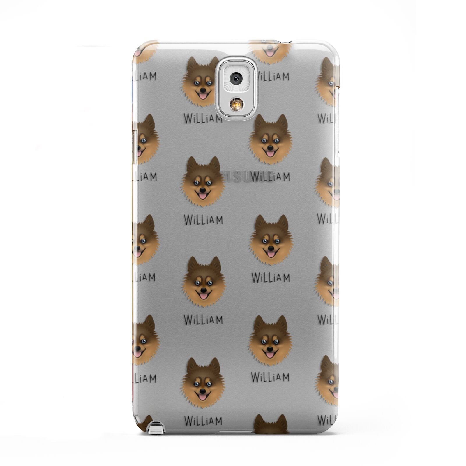 Pomsky Icon with Name Samsung Galaxy Note 3 Case