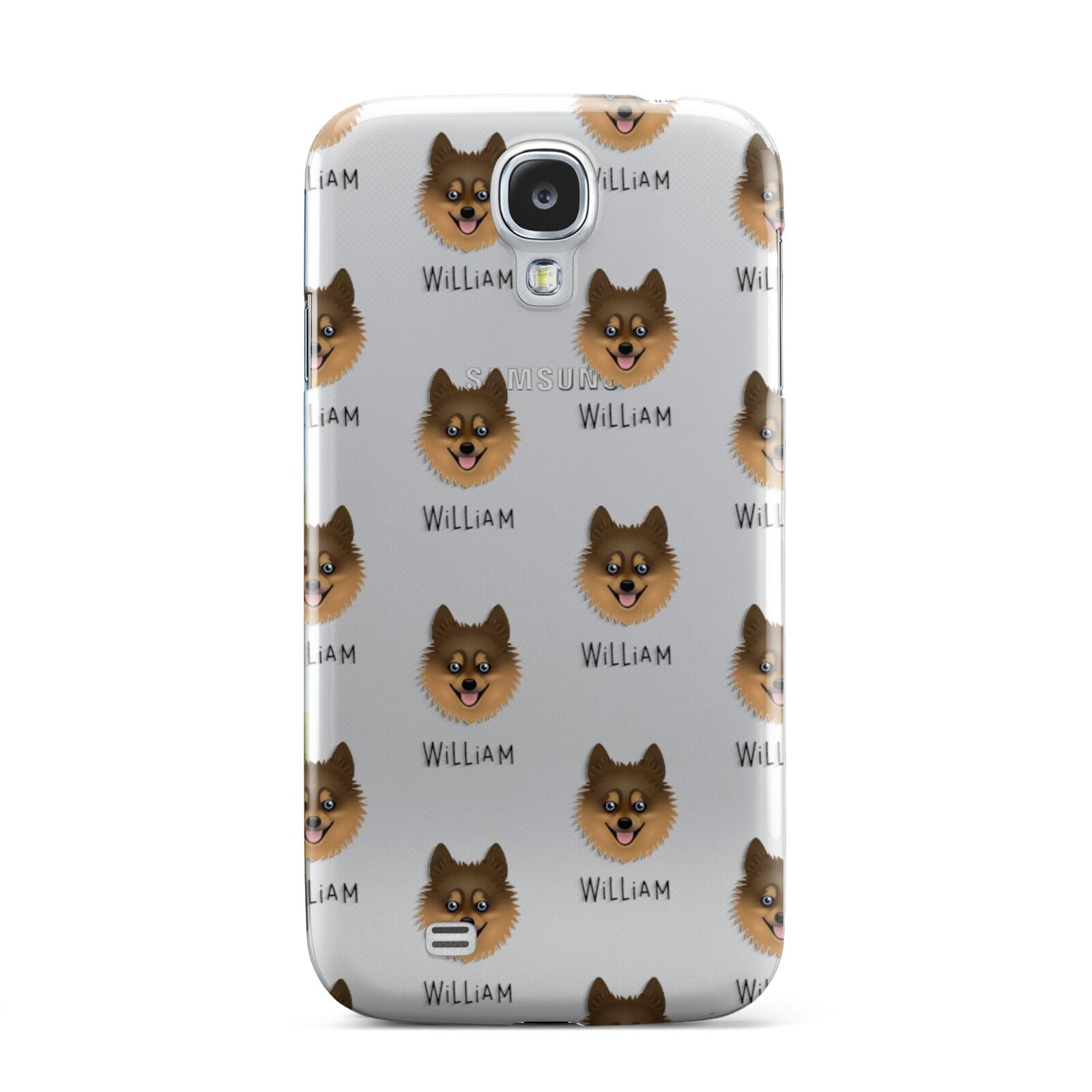 Pomsky Icon with Name Samsung Galaxy S4 Case