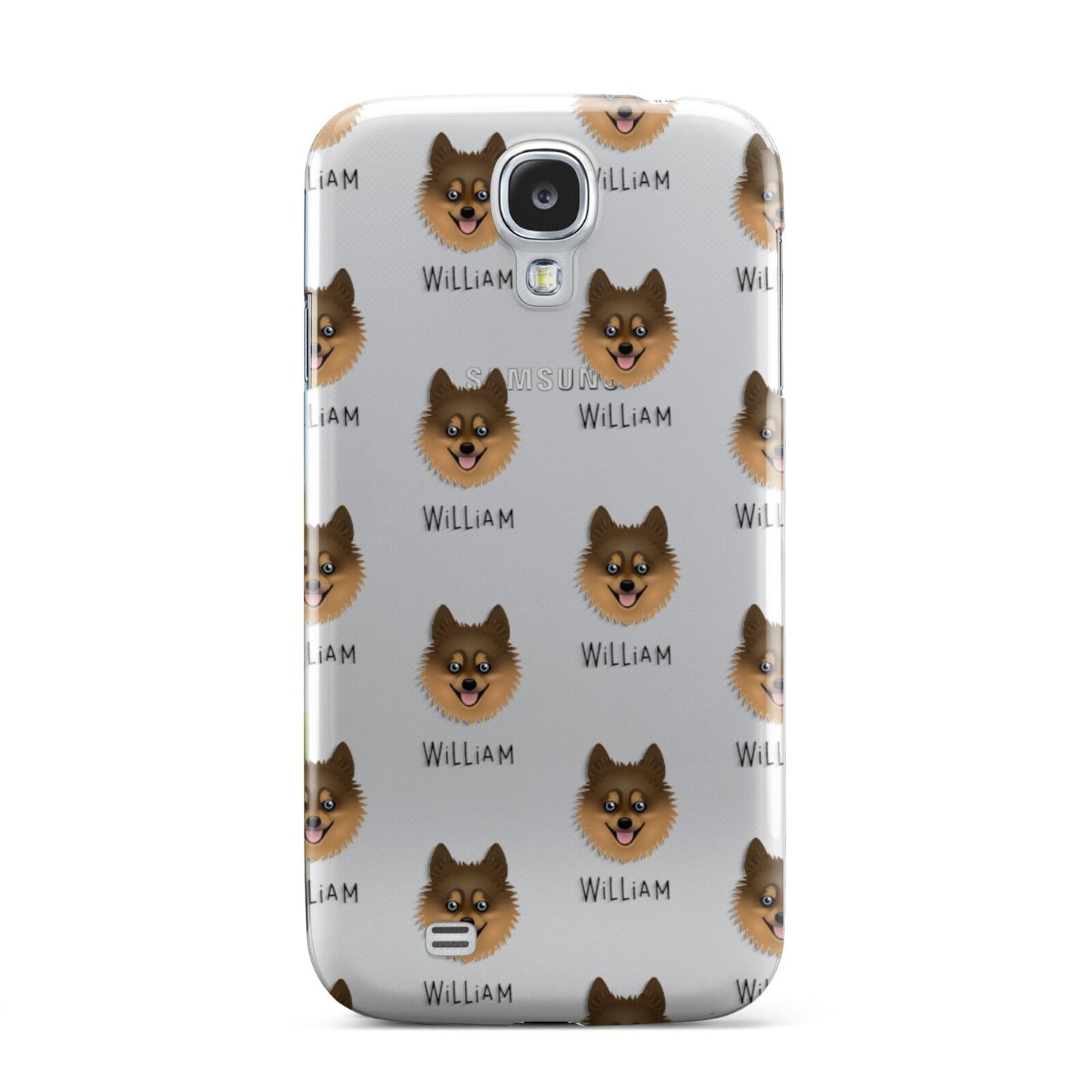 Pomsky Icon with Name Samsung Galaxy S4 Case
