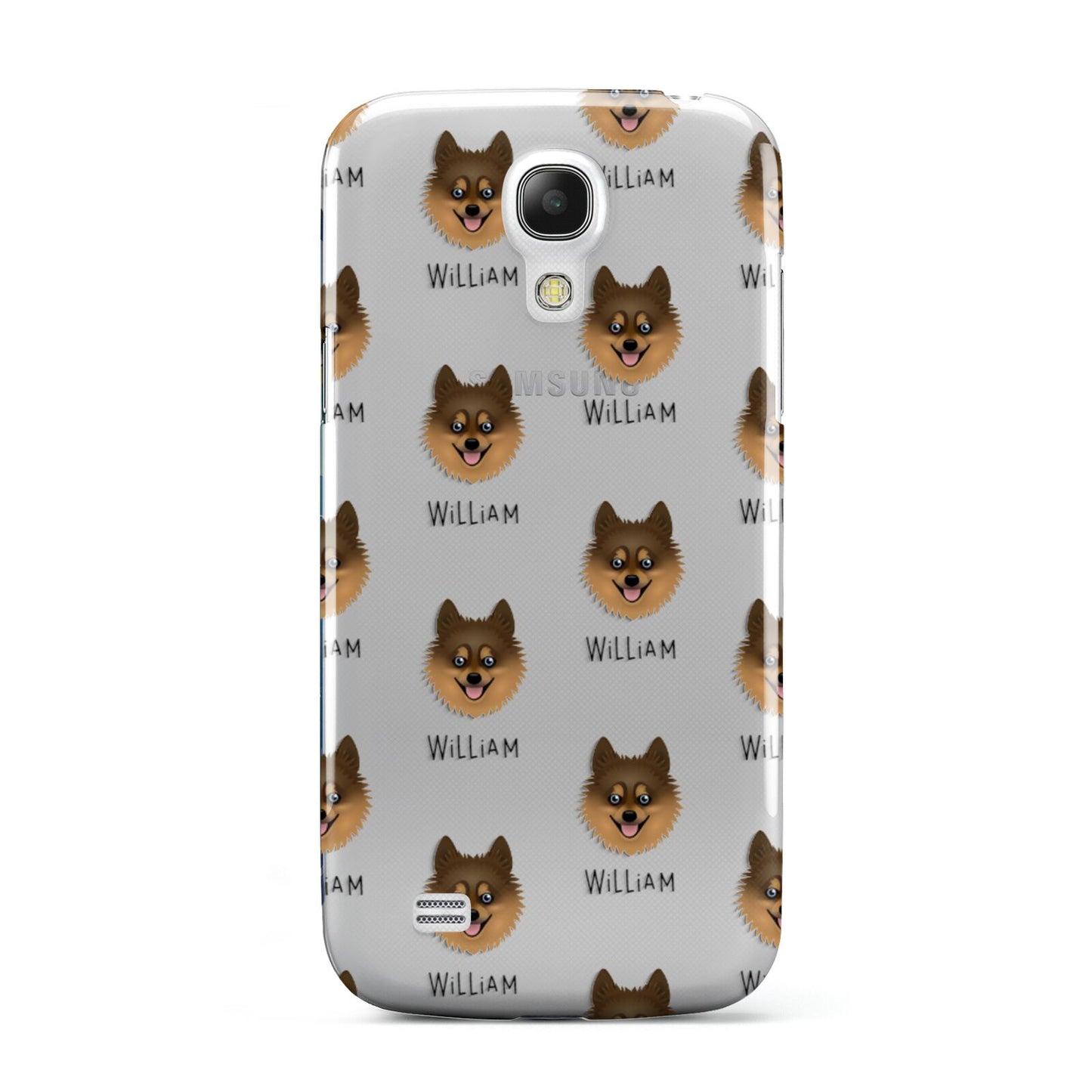 Pomsky Icon with Name Samsung Galaxy S4 Mini Case