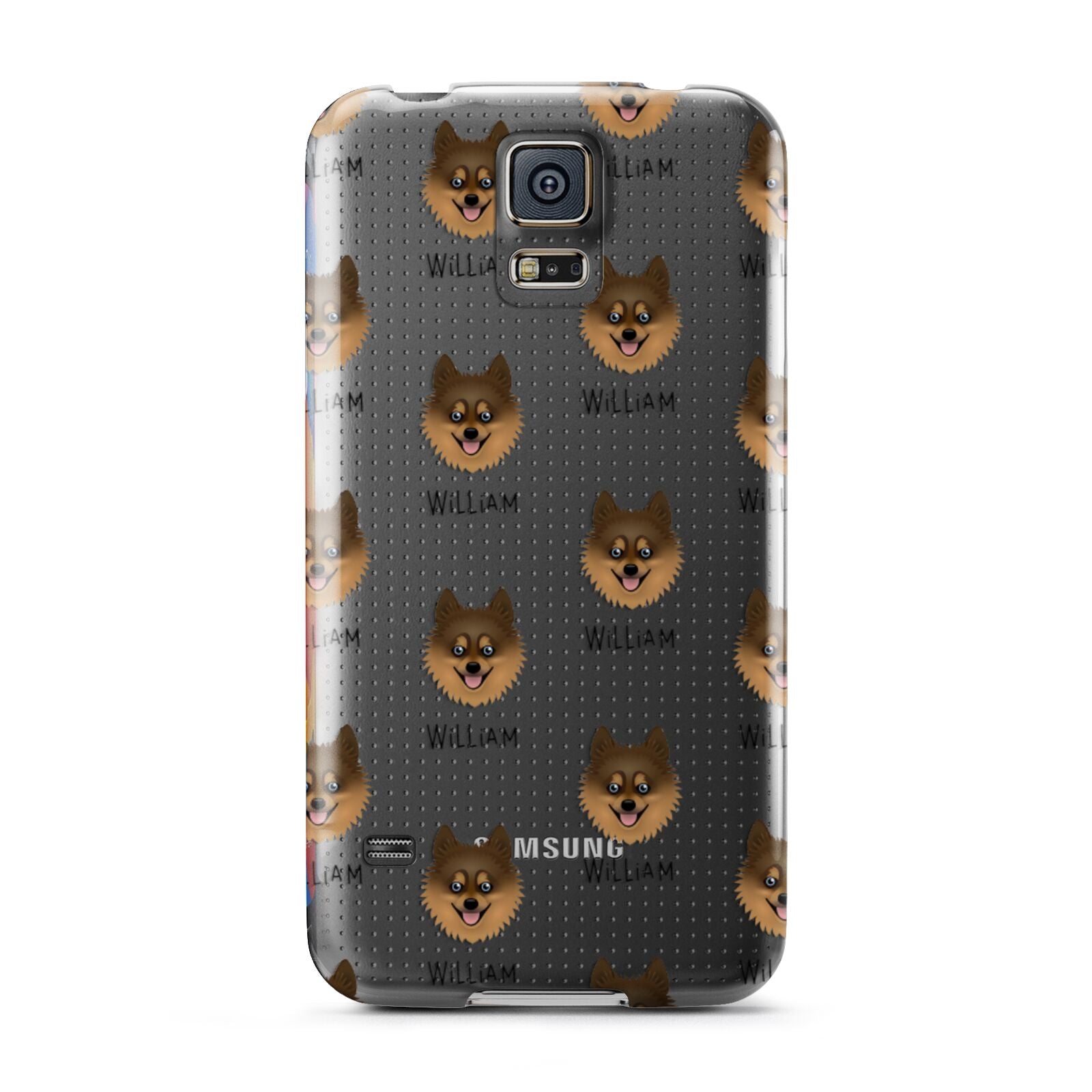 Pomsky Icon with Name Samsung Galaxy S5 Case