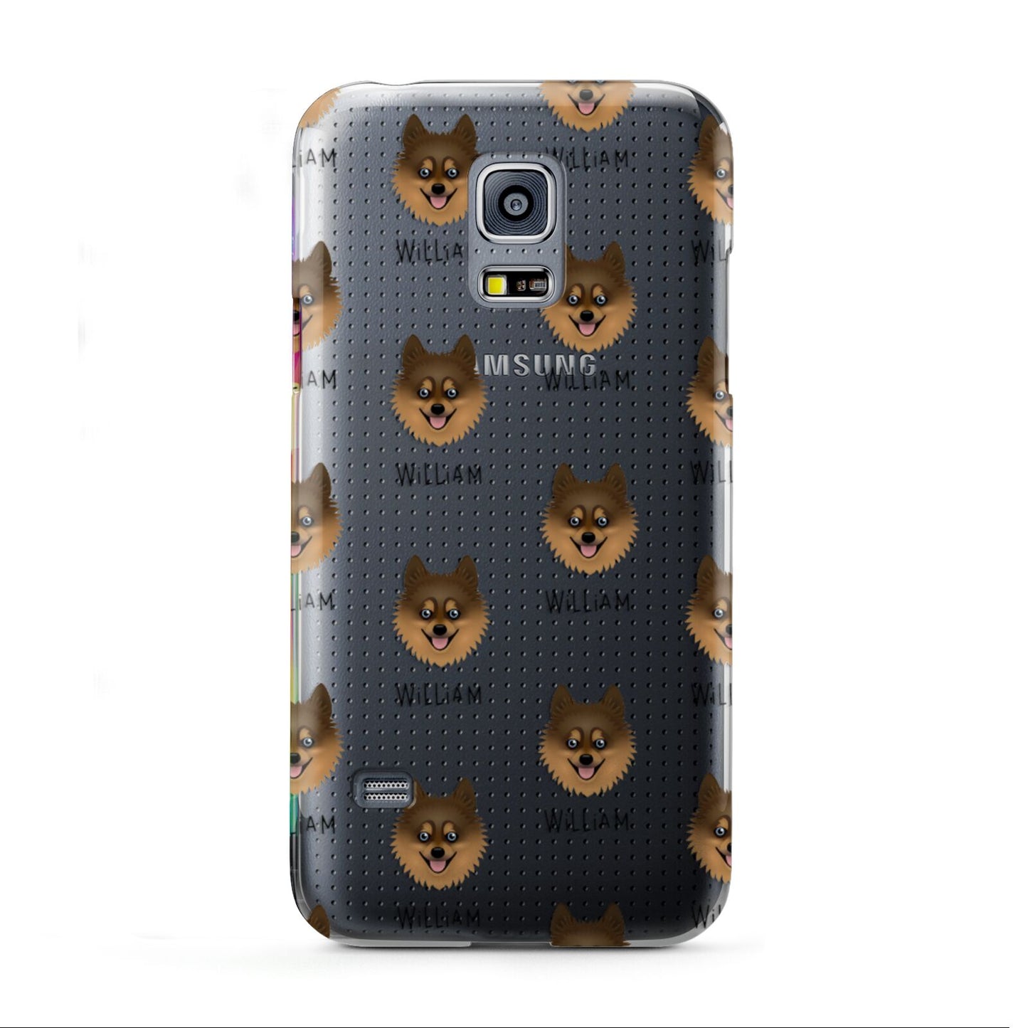 Pomsky Icon with Name Samsung Galaxy S5 Mini Case