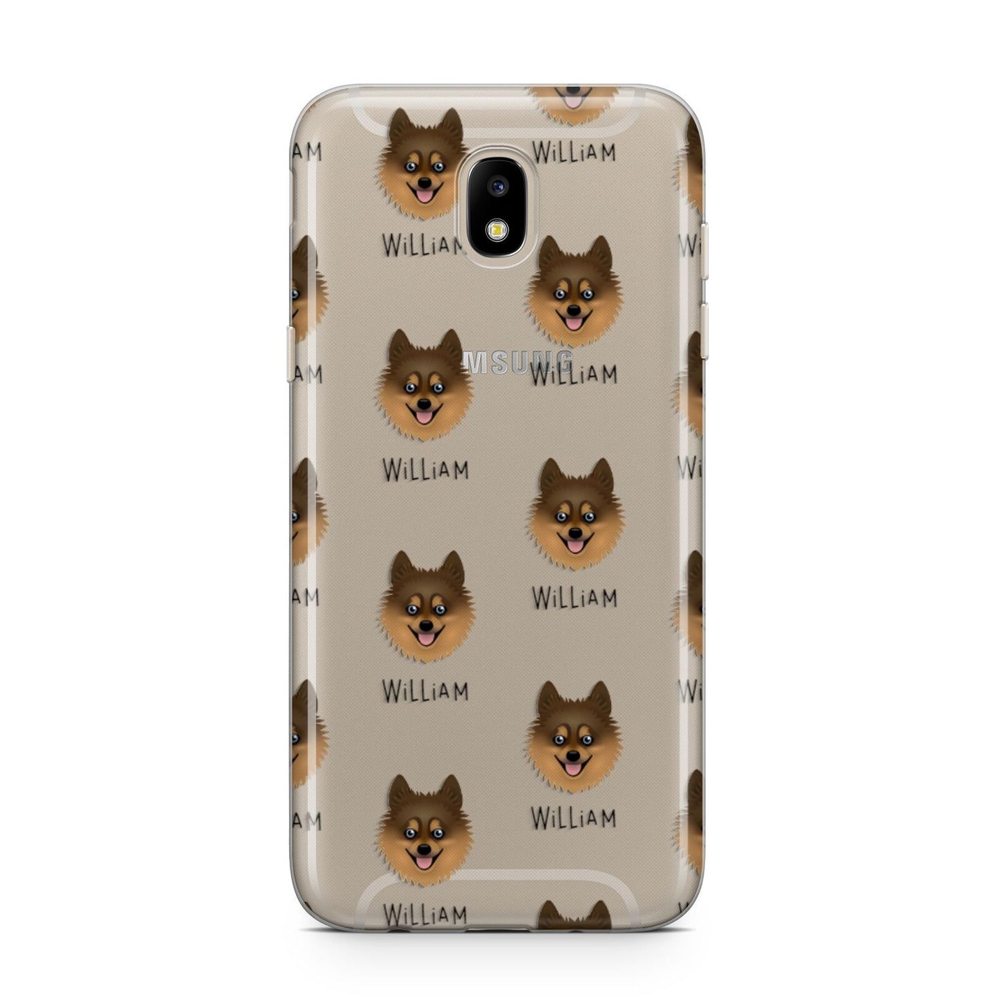 Pomsky Icon with Name Samsung J5 2017 Case