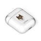 Pomsky Personalised AirPods Case Laid Flat