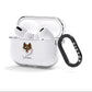 Pomsky Personalised AirPods Clear Case 3rd Gen Side Image