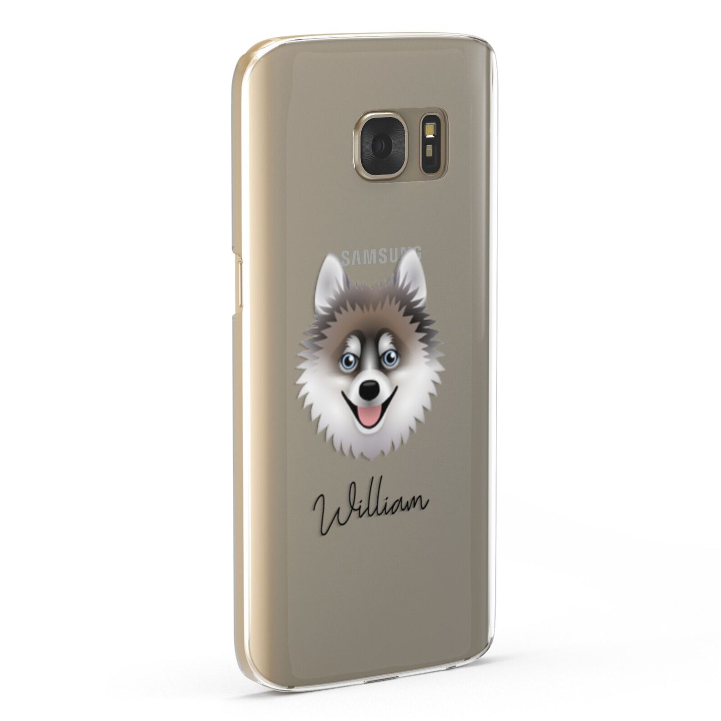 Pomsky Personalised Samsung Galaxy Case Fourty Five Degrees