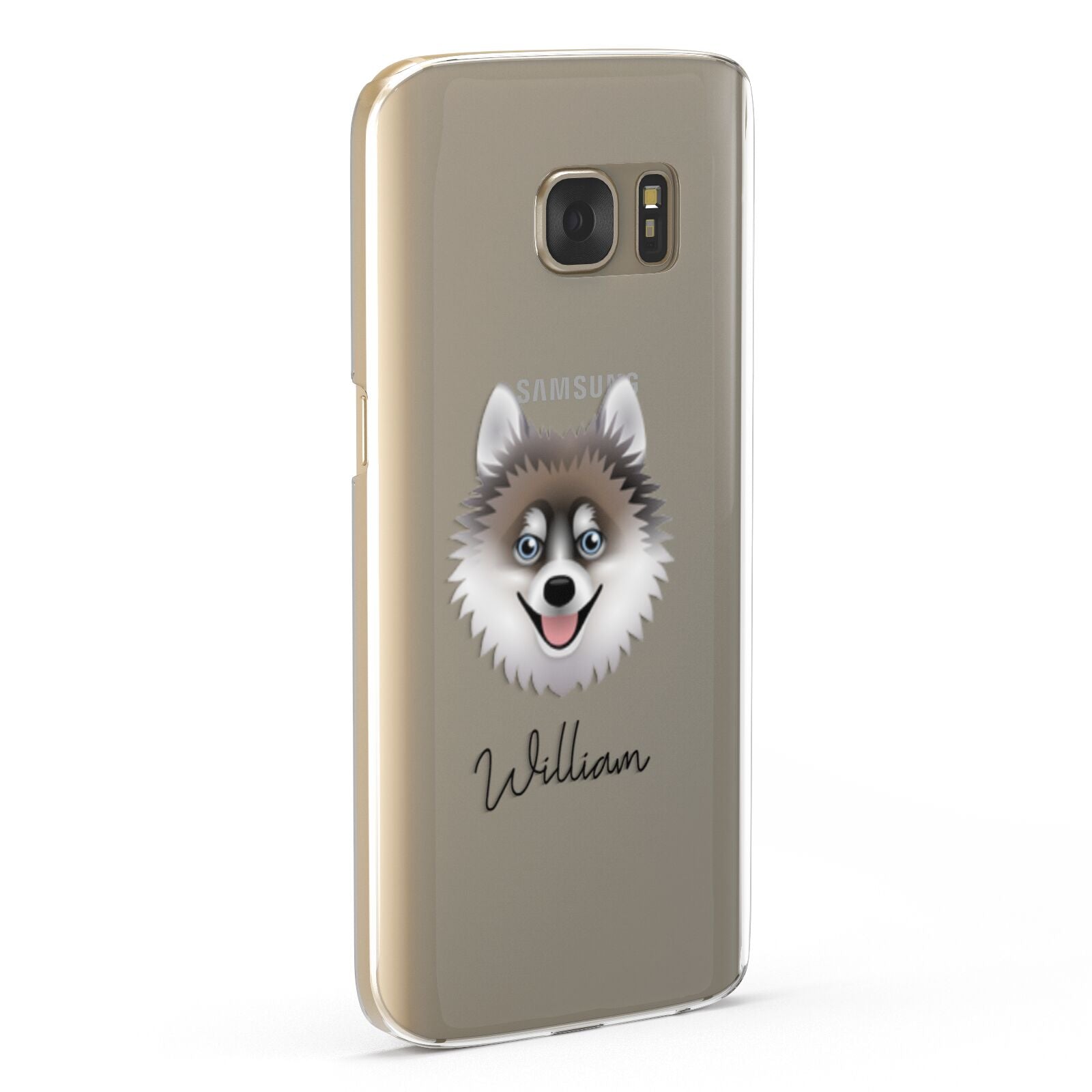 Pomsky Personalised Samsung Galaxy Case Fourty Five Degrees