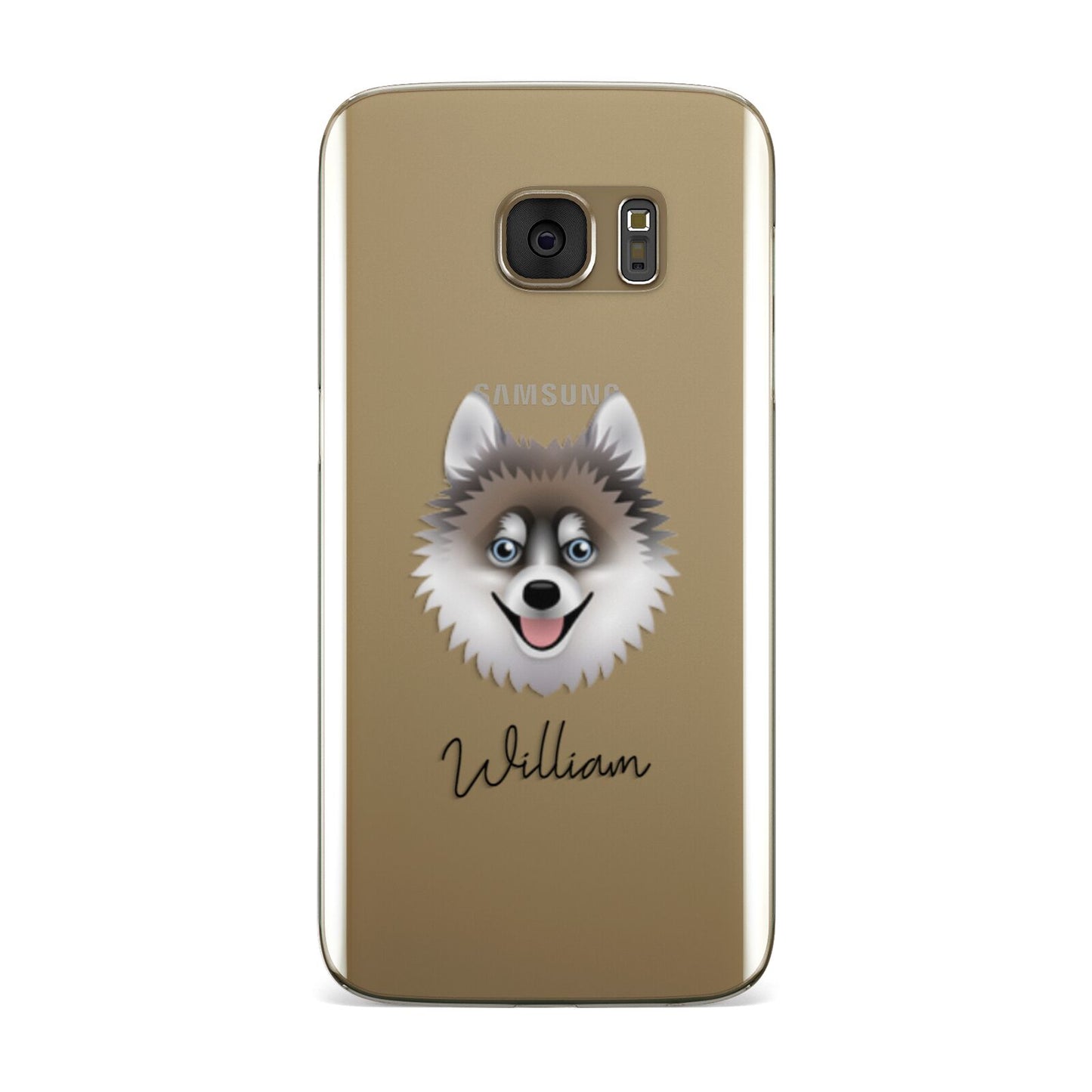 Pomsky Personalised Samsung Galaxy Case