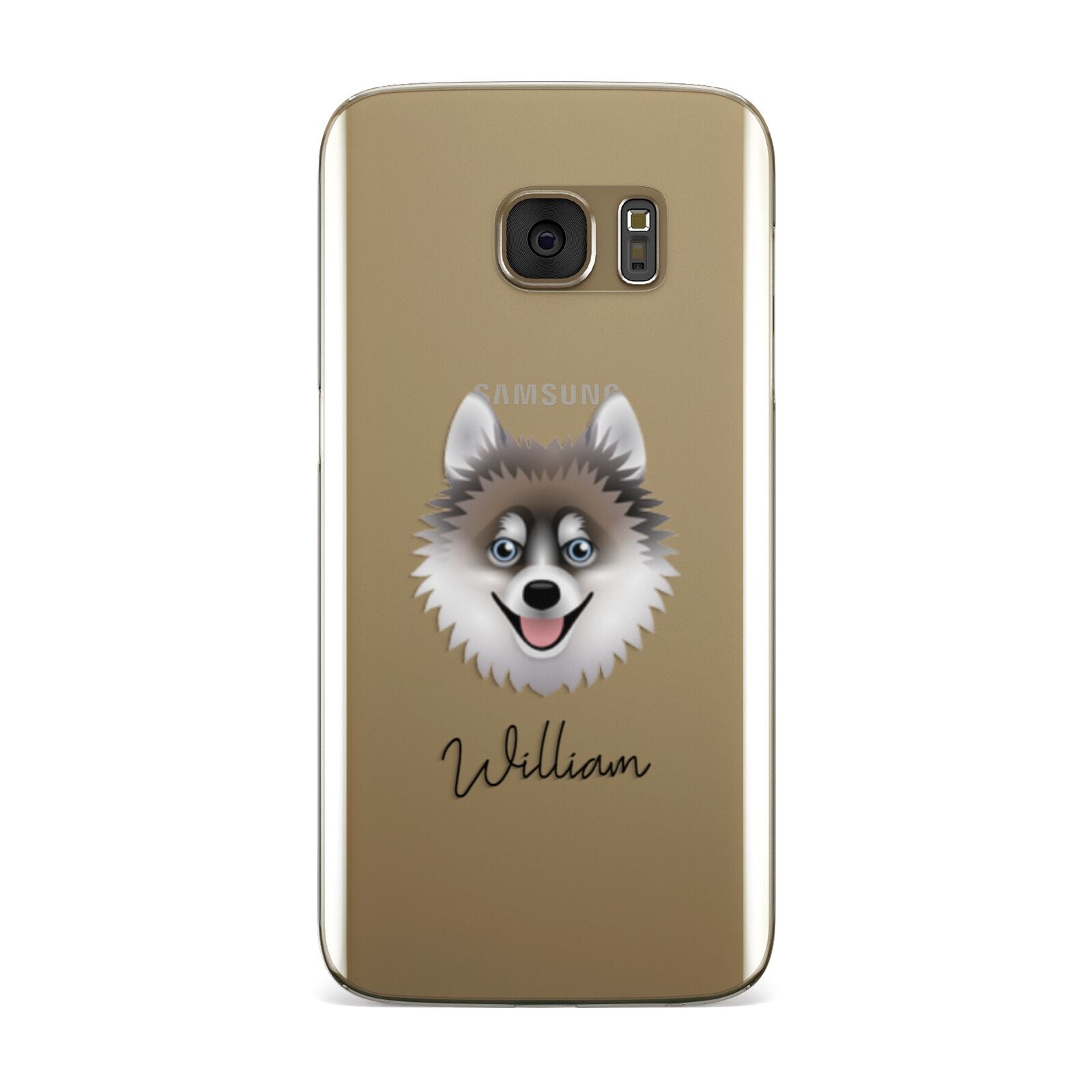 Pomsky Personalised Samsung Galaxy Case