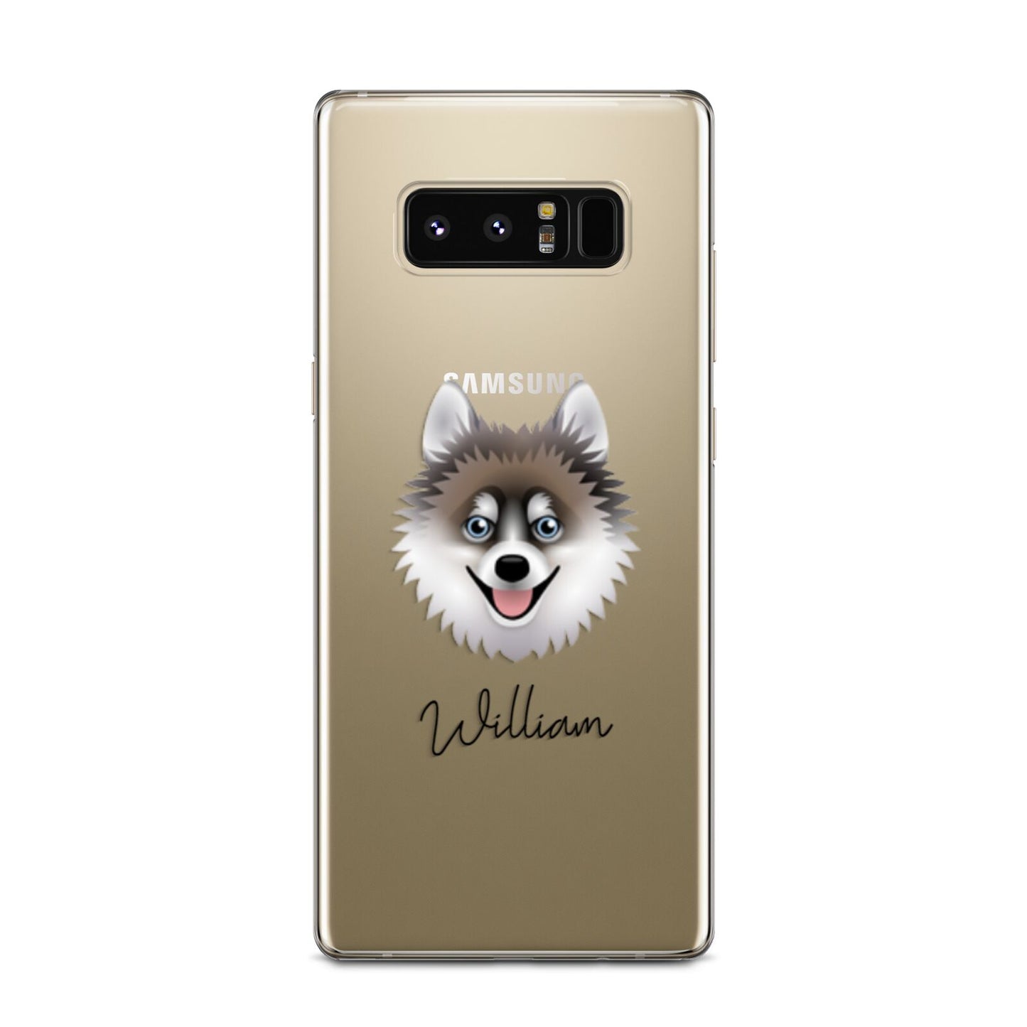 Pomsky Personalised Samsung Galaxy Note 8 Case