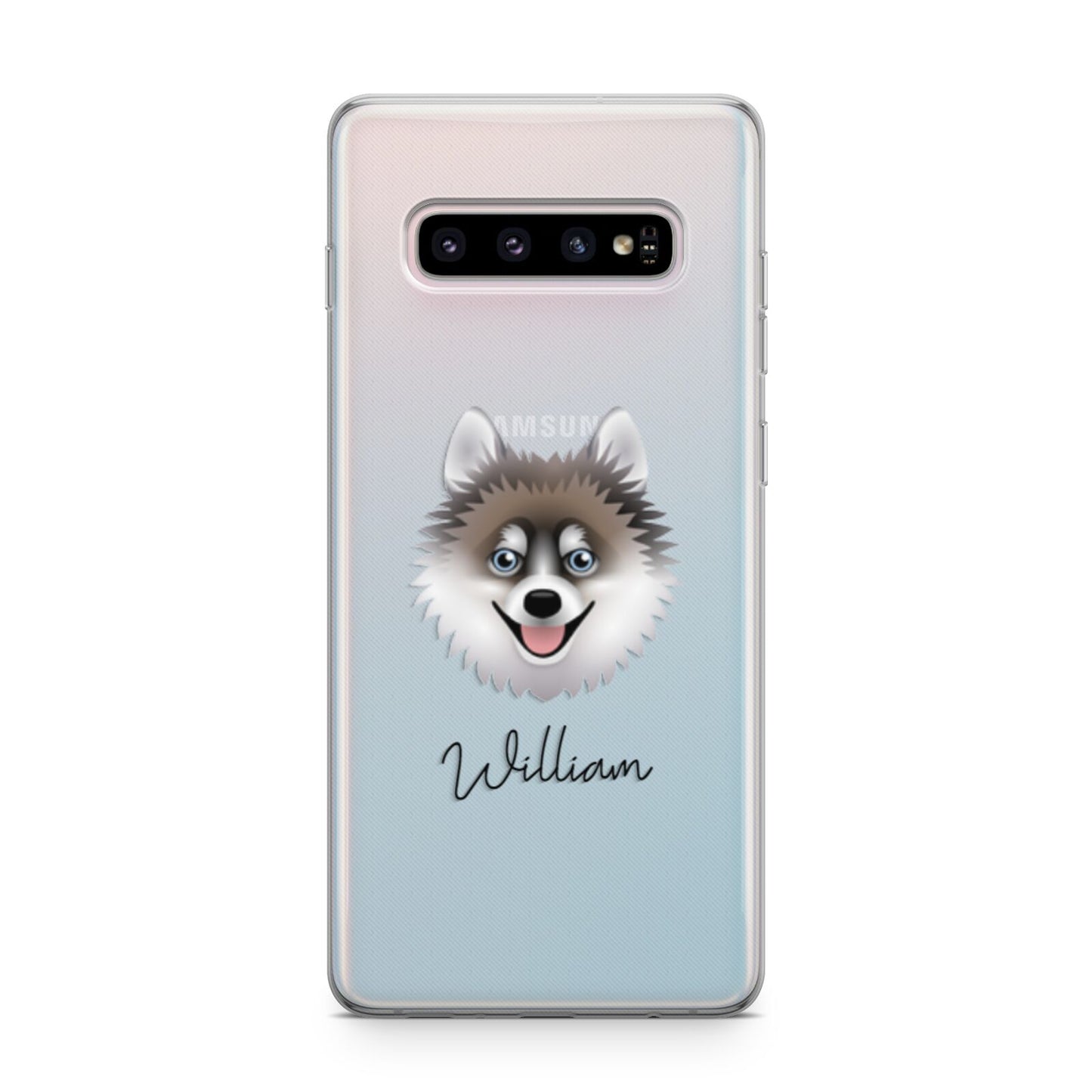 Pomsky Personalised Samsung Galaxy S10 Plus Case