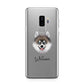 Pomsky Personalised Samsung Galaxy S9 Plus Case on Silver phone