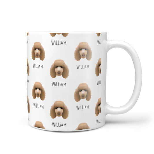Poodle Icon with Name 10oz Mug