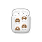 Poodle Icon with Name AirPods Case
