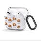 Poodle Icon with Name AirPods Clear Case 3rd Gen Side Image