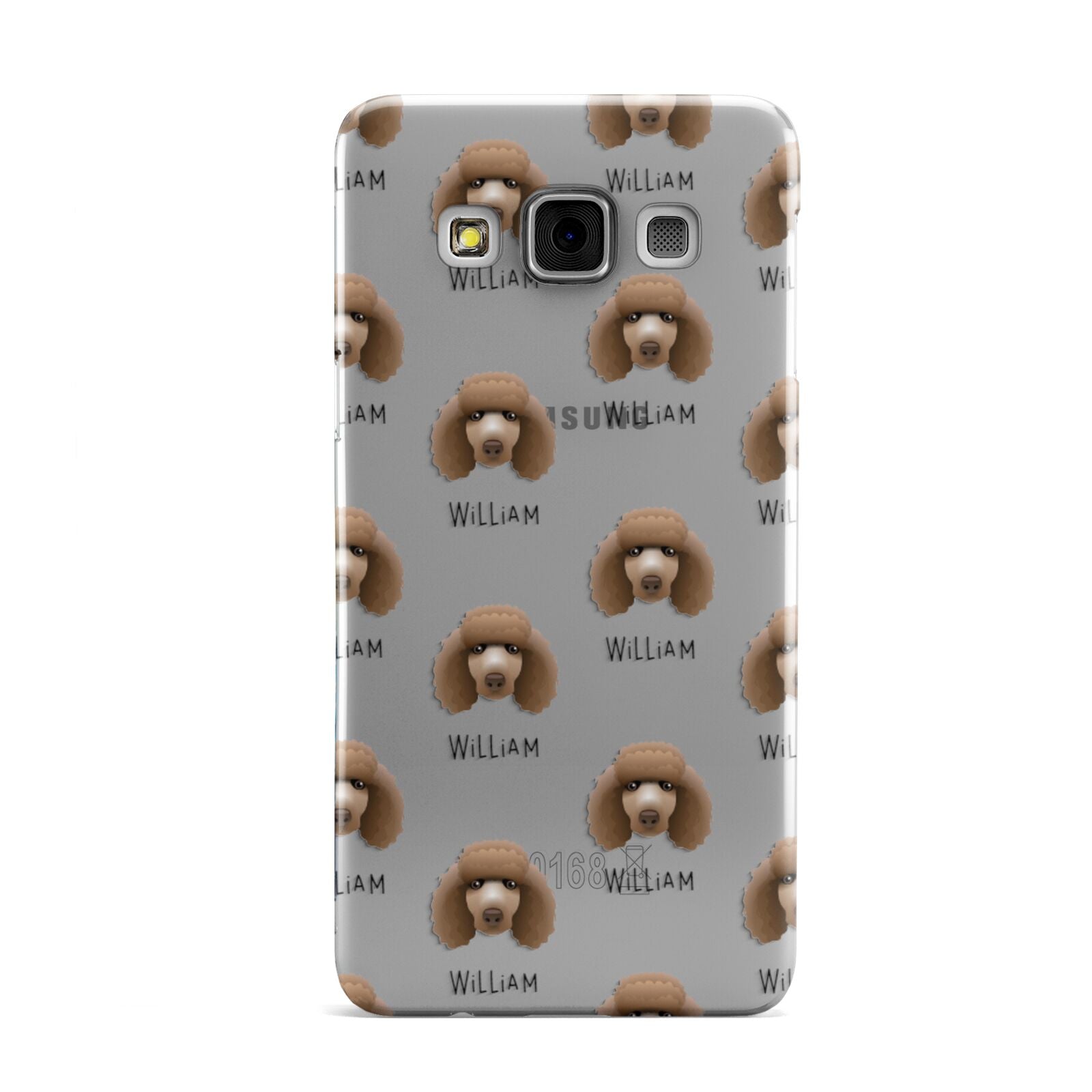 Poodle Icon with Name Samsung Galaxy A3 Case