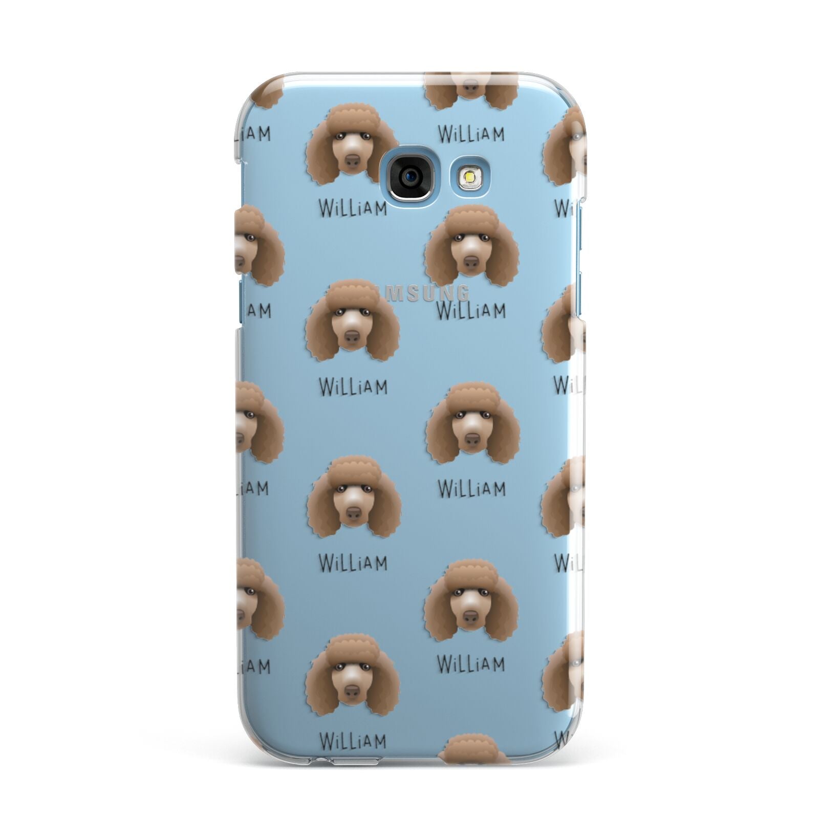 Poodle Icon with Name Samsung Galaxy A7 2017 Case