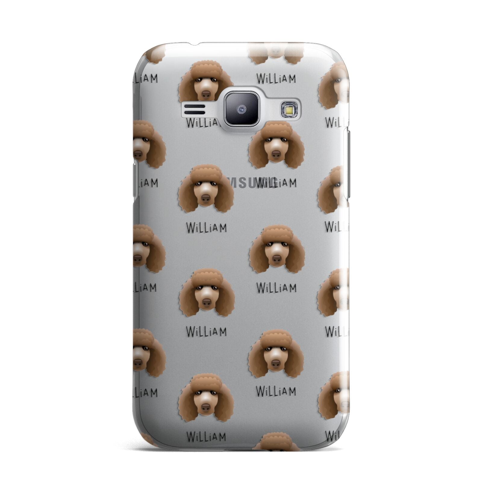 Poodle Icon with Name Samsung Galaxy J1 2015 Case