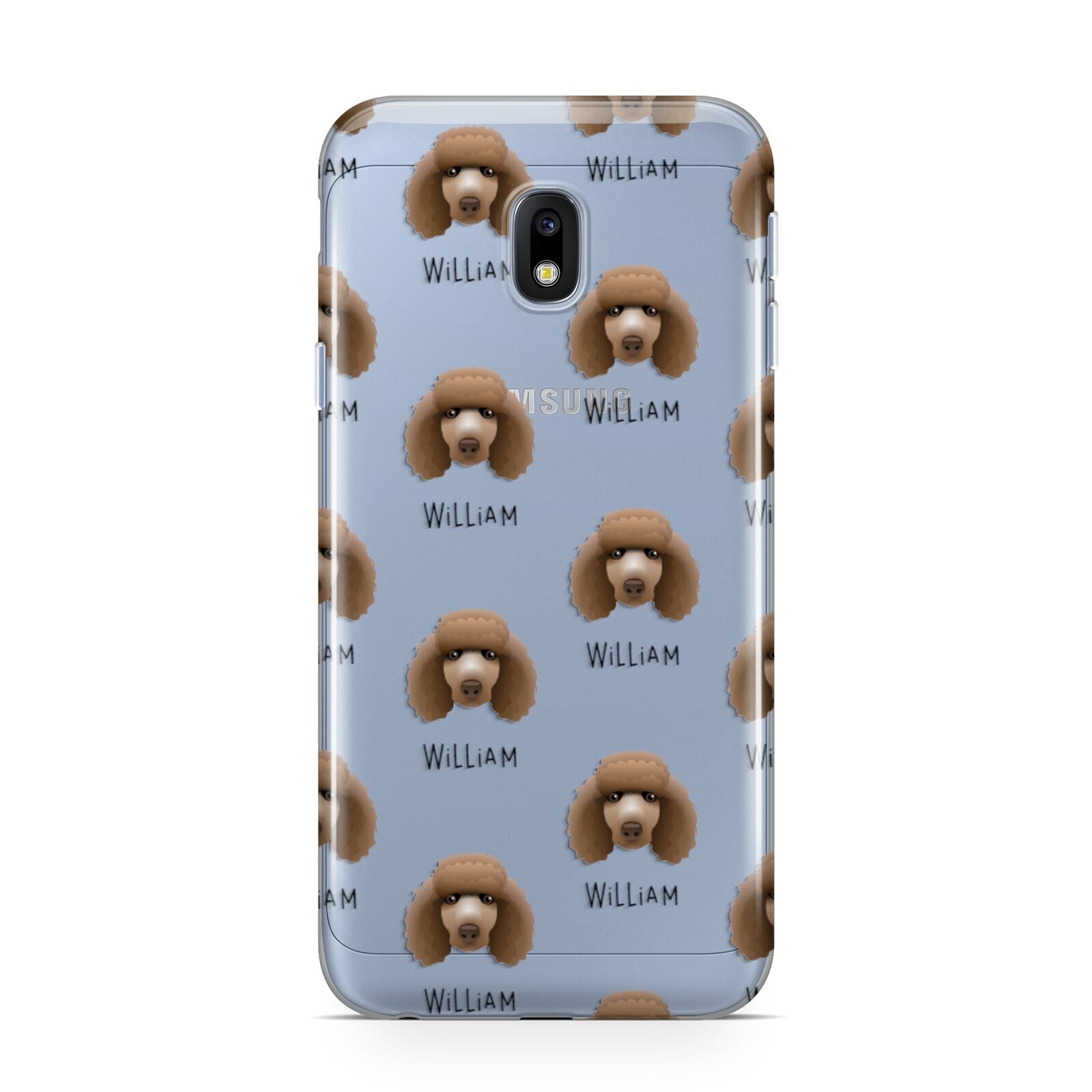 Poodle Icon with Name Samsung Galaxy J3 2017 Case