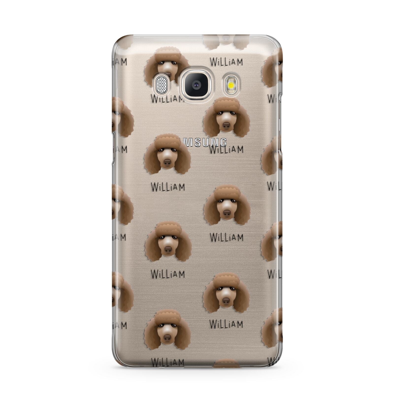 Poodle Icon with Name Samsung Galaxy J5 2016 Case