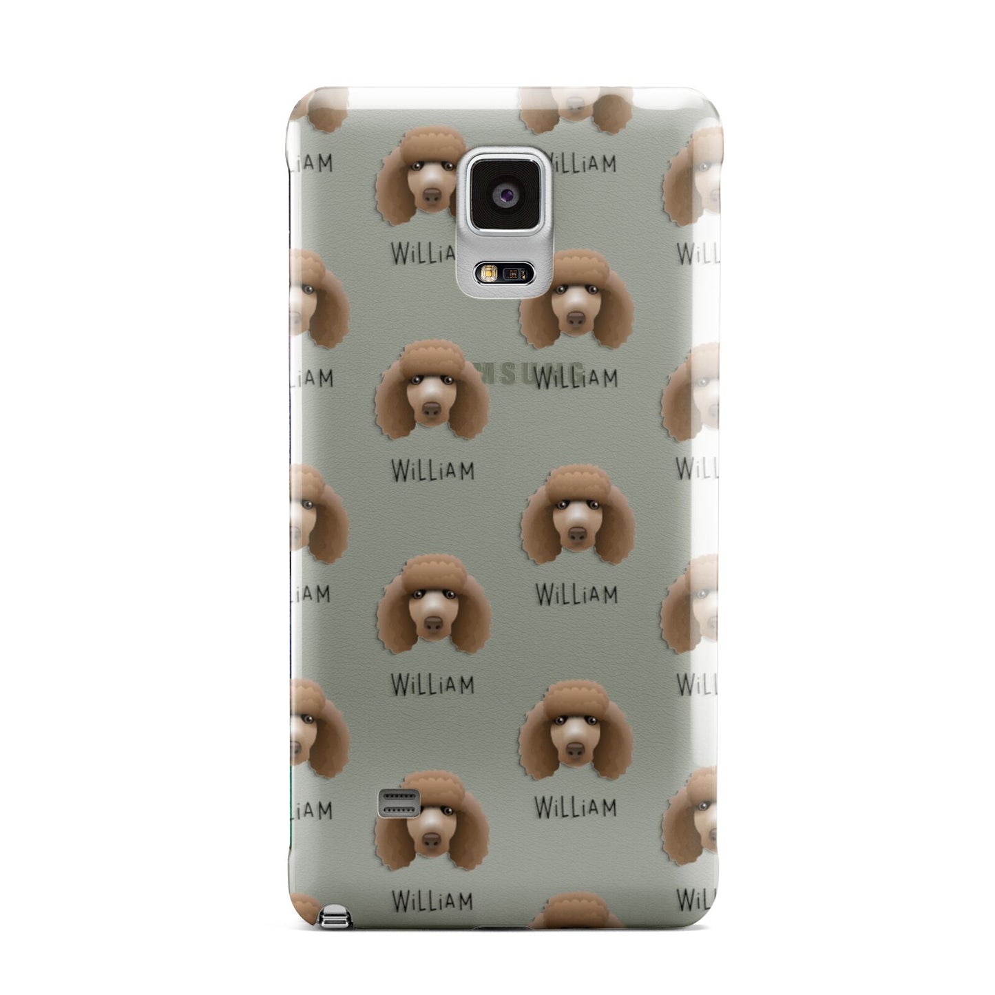 Poodle Icon with Name Samsung Galaxy Note 4 Case