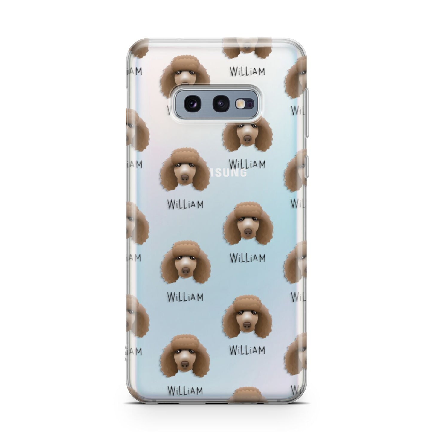 Poodle Icon with Name Samsung Galaxy S10E Case