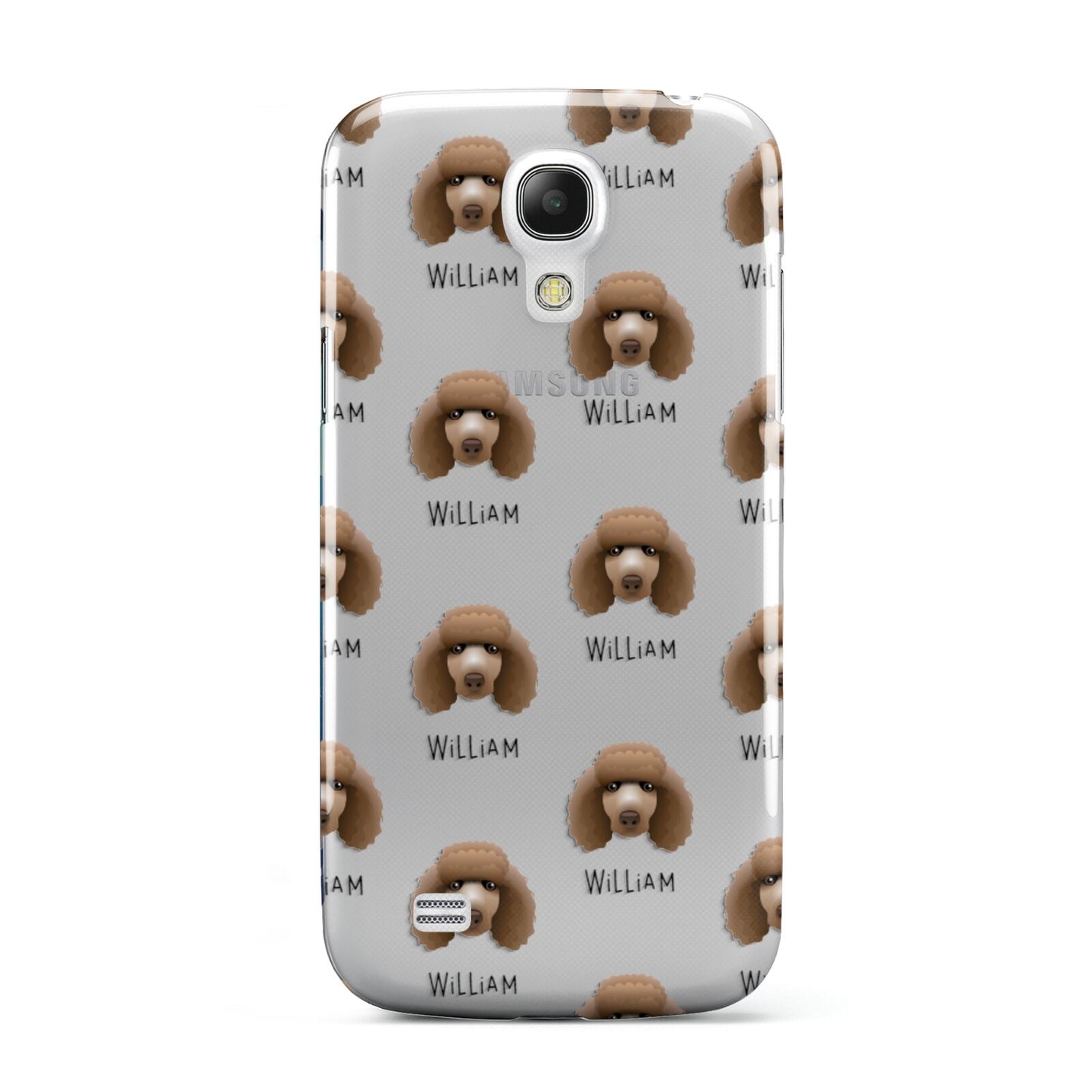 Poodle Icon with Name Samsung Galaxy S4 Mini Case