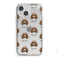 Poodle Icon with Name iPhone 13 Mini TPU Impact Case with White Edges