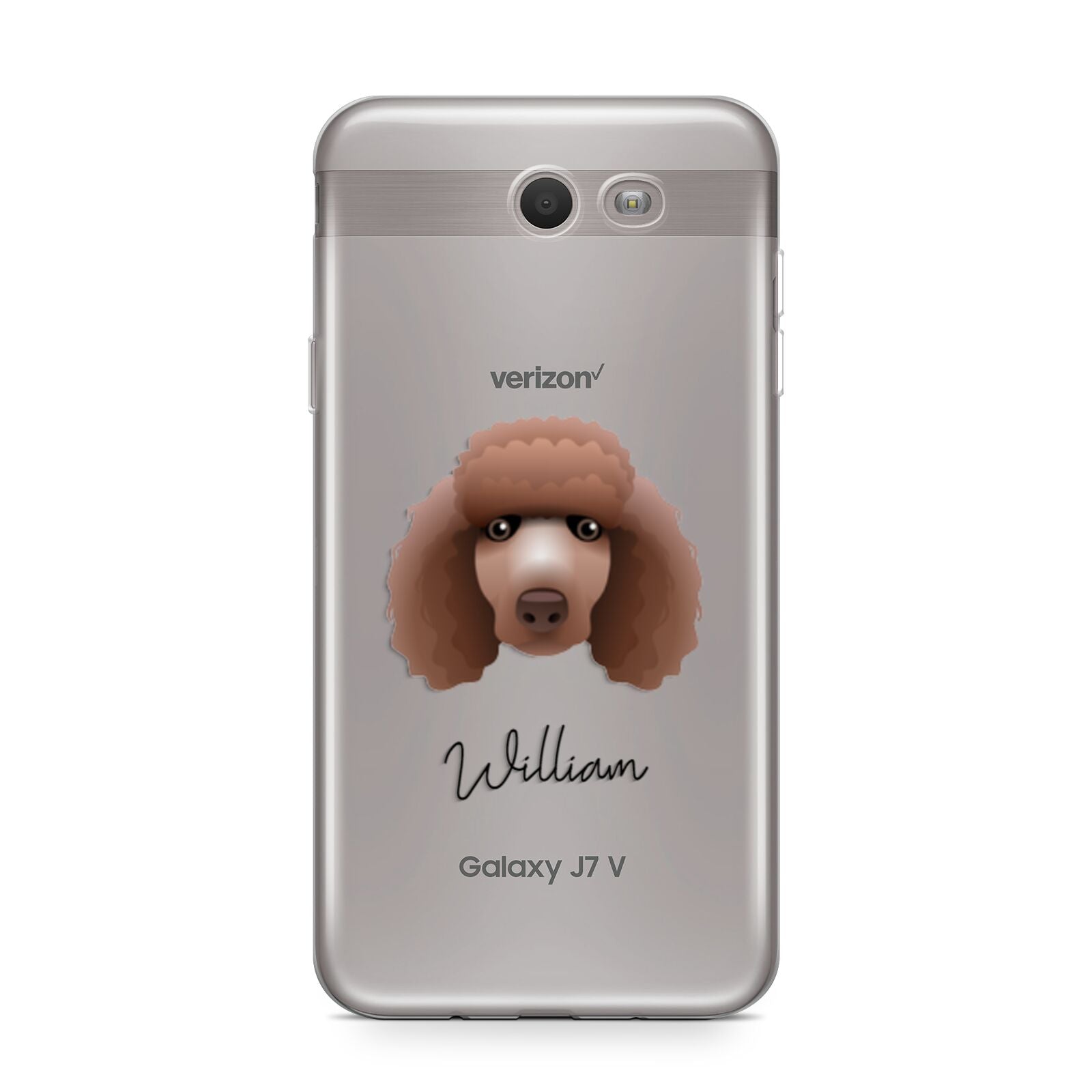 Poodle Personalised Samsung Galaxy J7 2017 Case