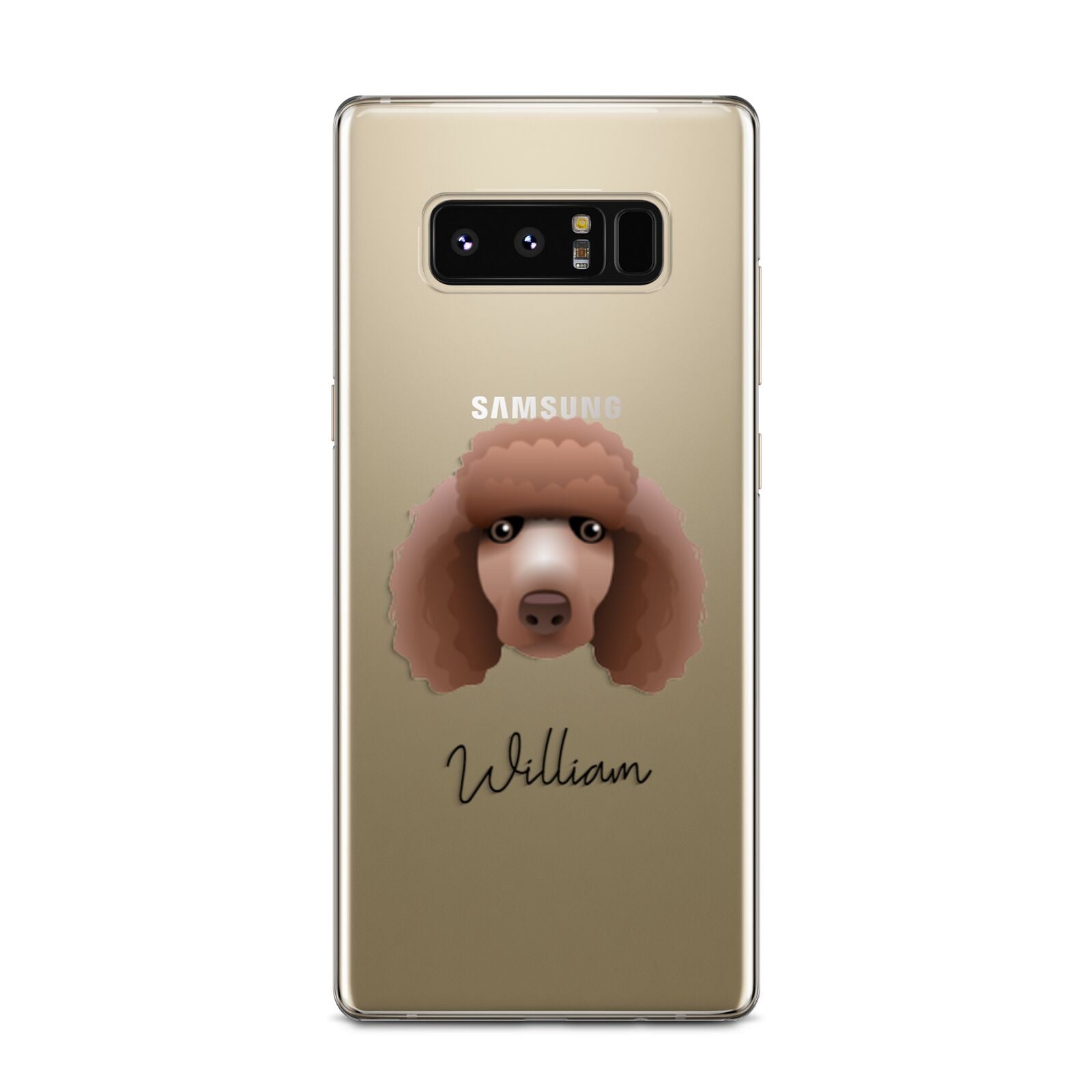 Poodle Personalised Samsung Galaxy Note 8 Case