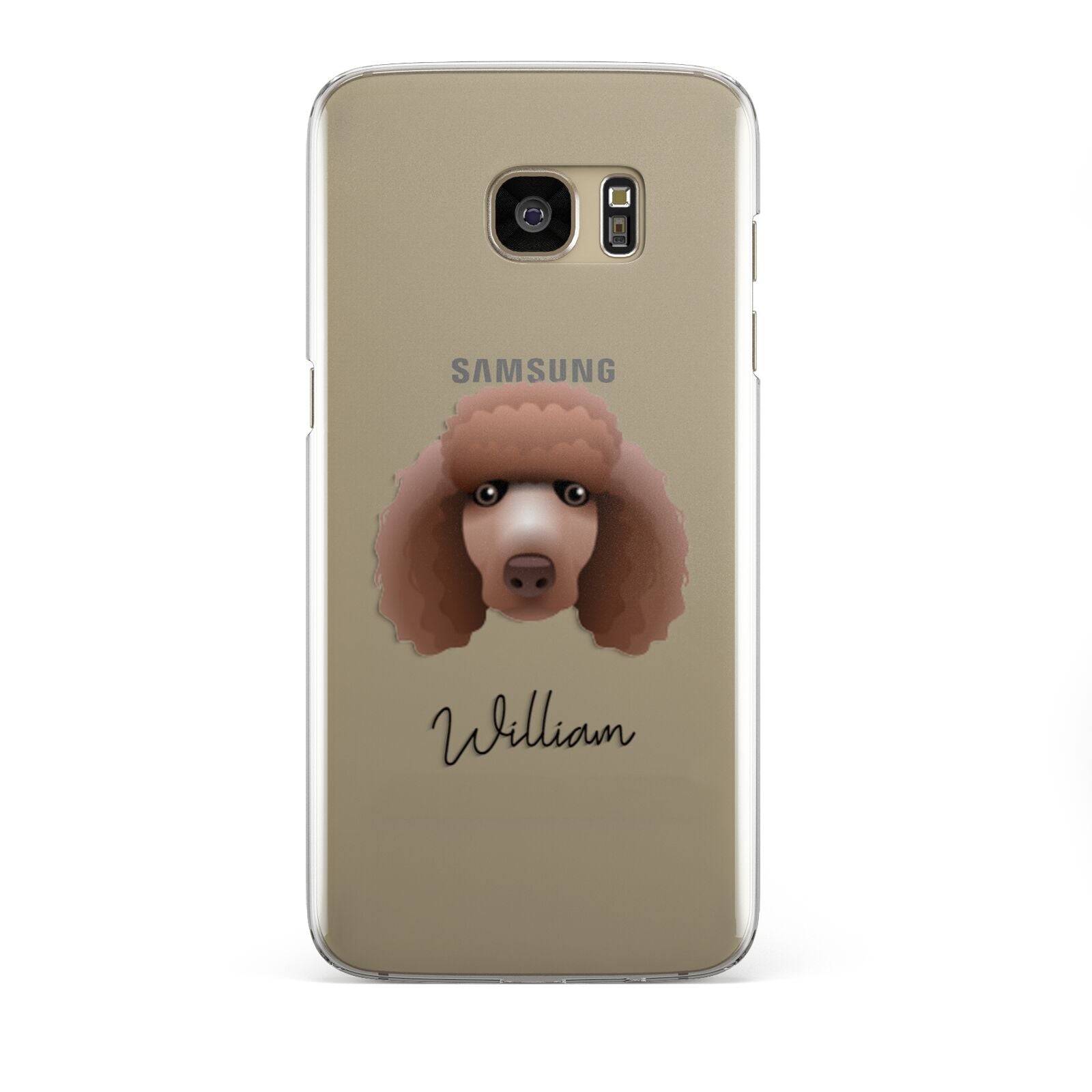 Poodle Personalised Samsung Galaxy S7 Edge Case
