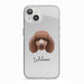 Poodle Personalised iPhone 13 TPU Impact Case with White Edges