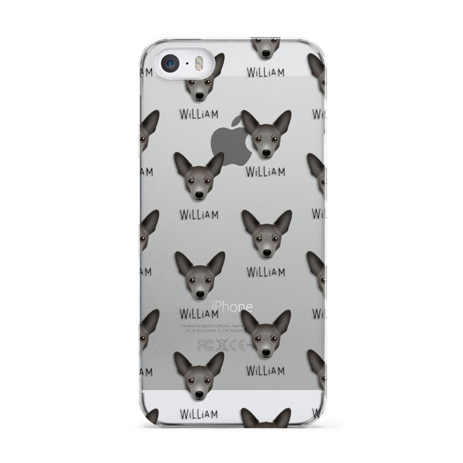 Portuguese Podengo Icon with Name Apple iPhone 5 Case