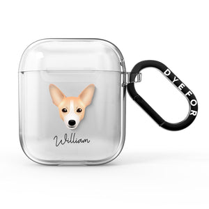 Portuguese Podengo Personalised AirPods Case