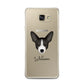 Portuguese Podengo Personalised Samsung Galaxy A7 2016 Case on gold phone