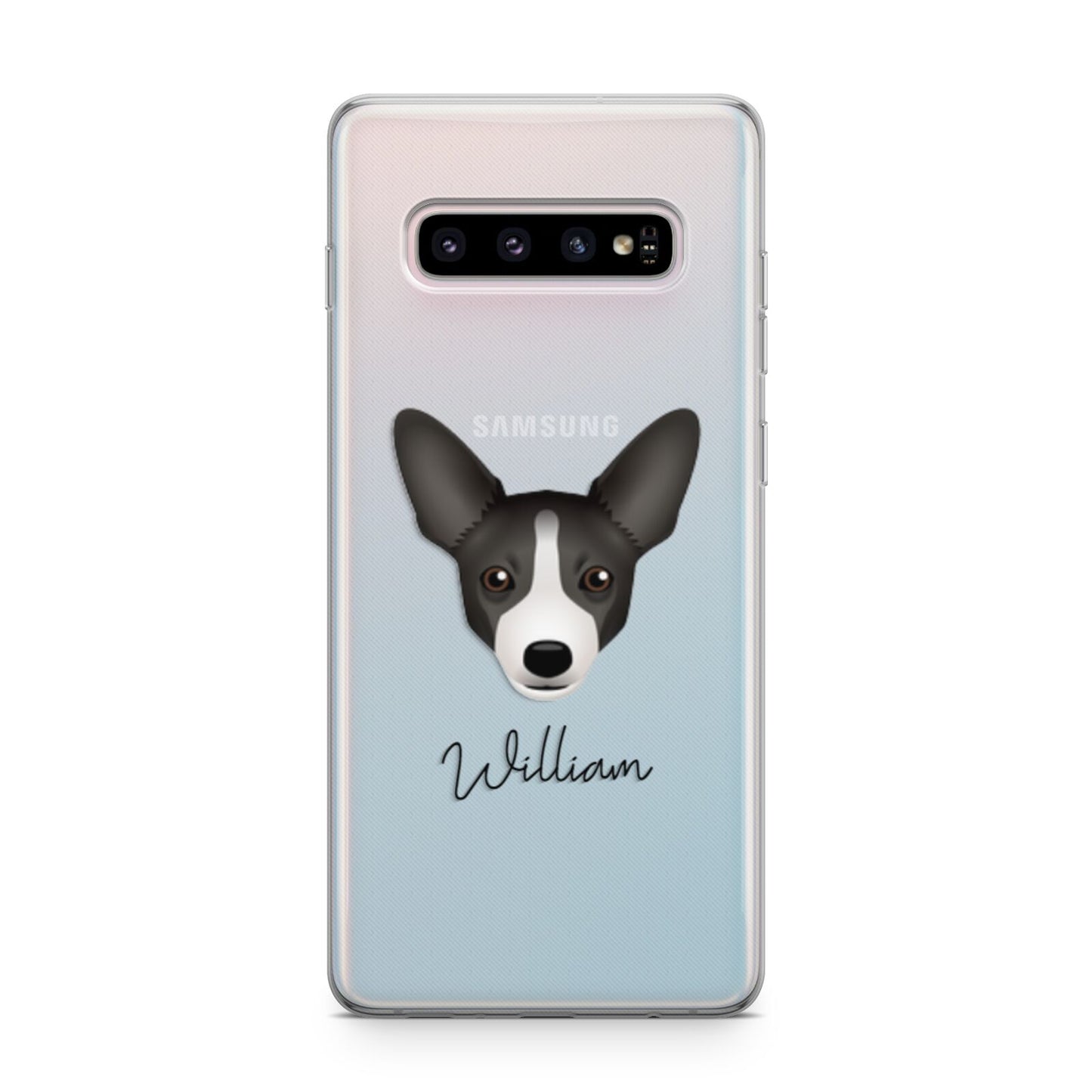 Portuguese Podengo Personalised Samsung Galaxy S10 Plus Case