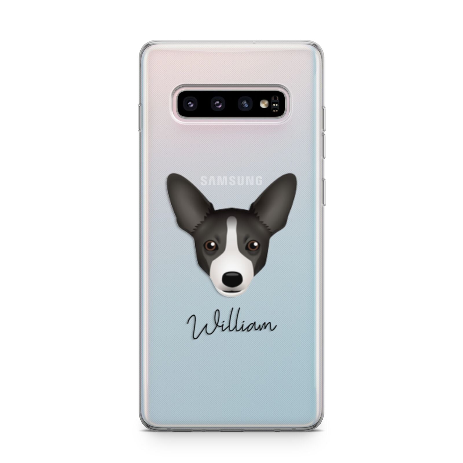 Portuguese Podengo Personalised Samsung Galaxy S10 Plus Case