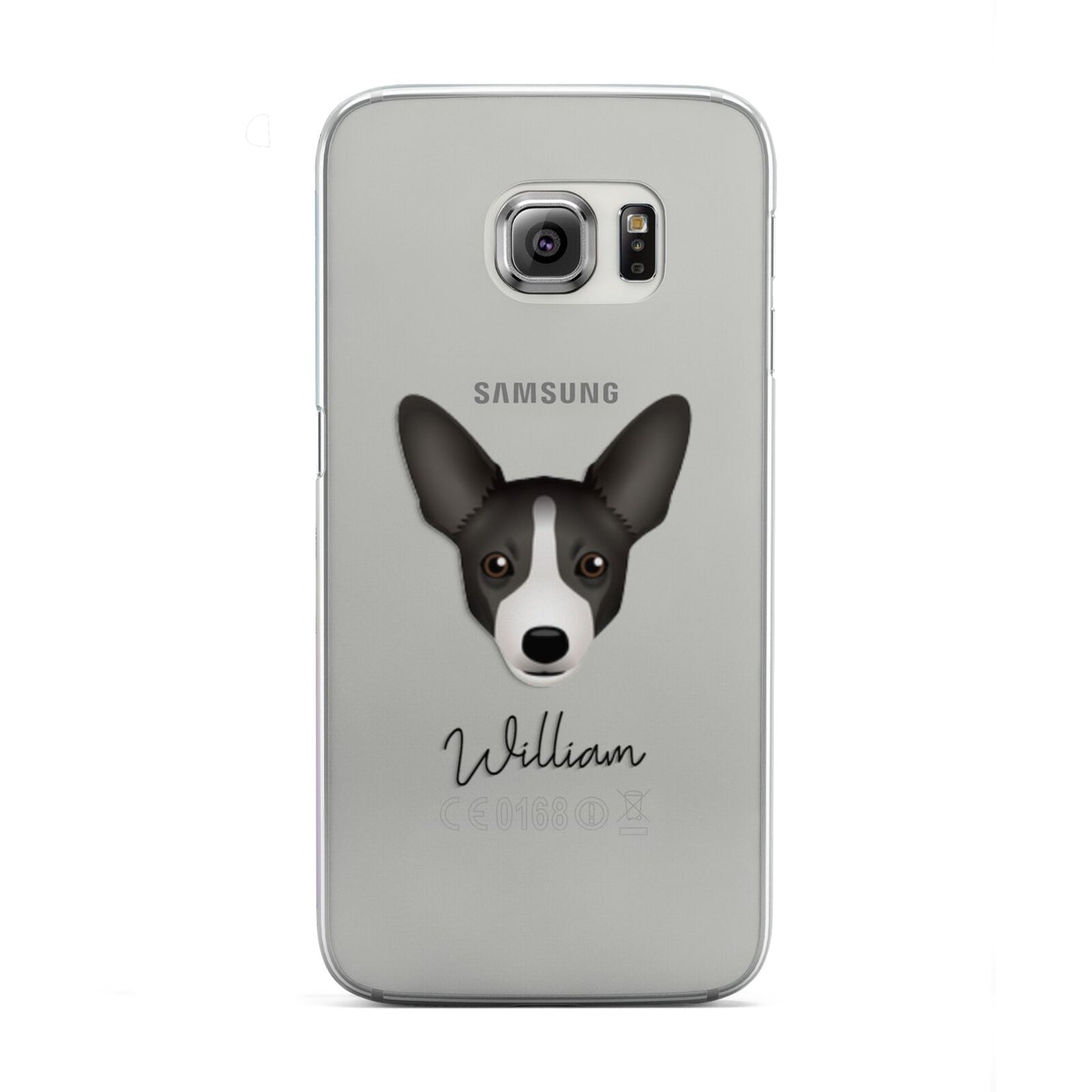 Portuguese Podengo Personalised Samsung Galaxy S6 Edge Case