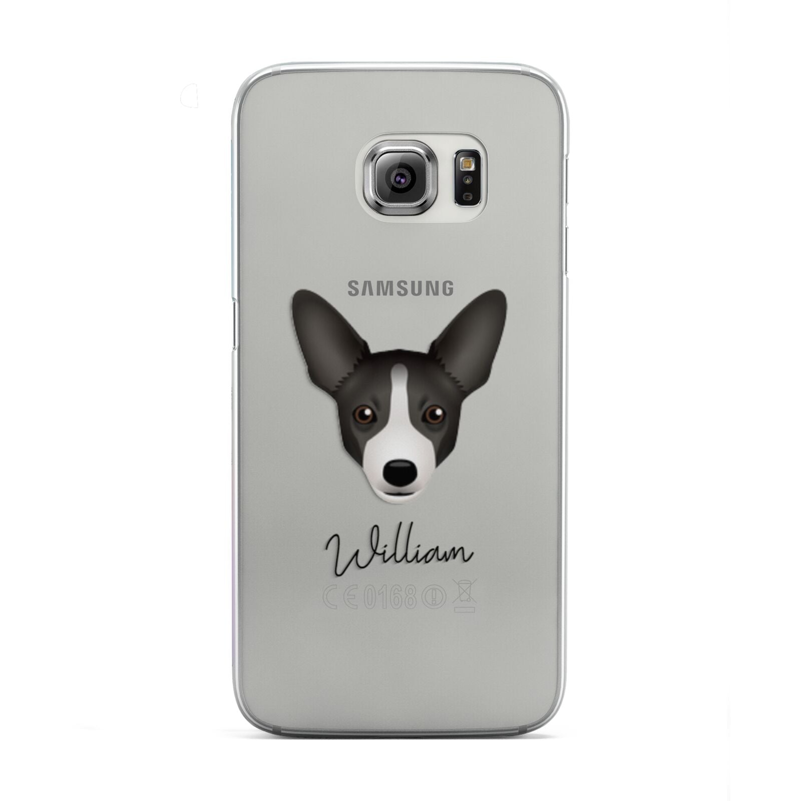 Portuguese Podengo Personalised Samsung Galaxy S6 Edge Case