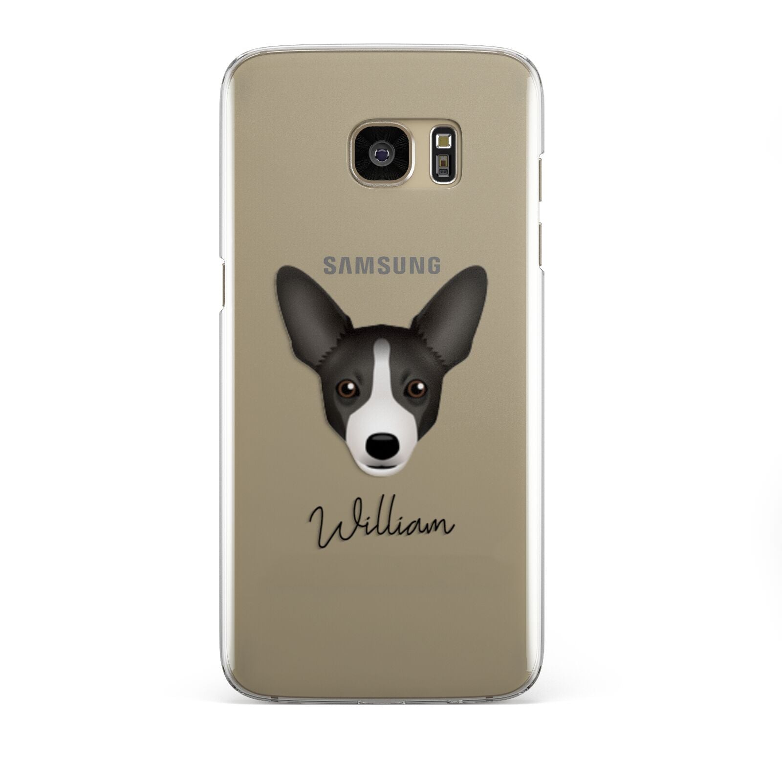 Portuguese Podengo Personalised Samsung Galaxy S7 Edge Case