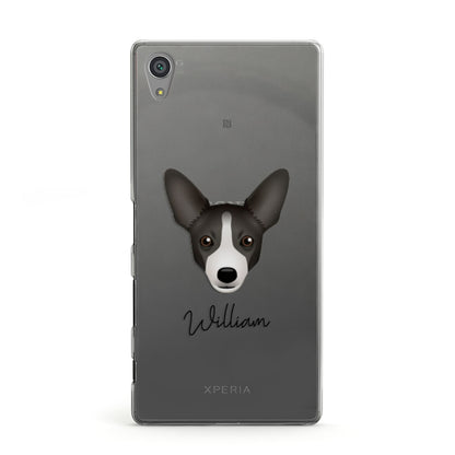 Portuguese Podengo Personalised Sony Xperia Case