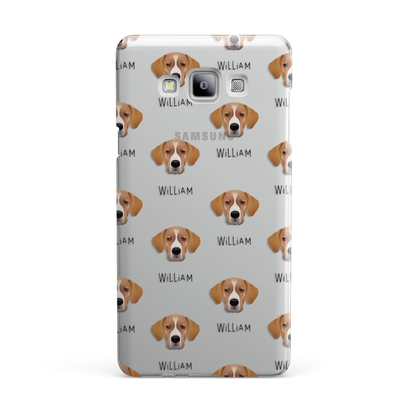 Portuguese Pointer Icon with Name Samsung Galaxy A7 2015 Case