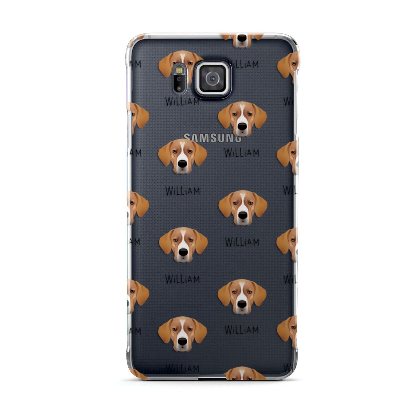 Portuguese Pointer Icon with Name Samsung Galaxy Alpha Case
