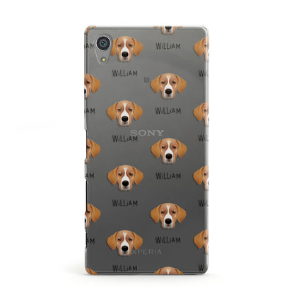 Portuguese Pointer Icon with Name Sony Xperia Case