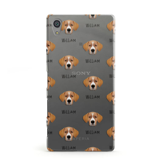 Portuguese Pointer Icon with Name Sony Xperia Case
