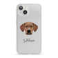 Portuguese Pointer Personalised iPhone 13 Clear Bumper Case